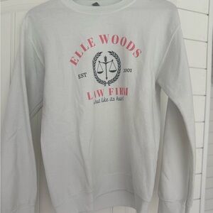 Gildan White Sweatshirt